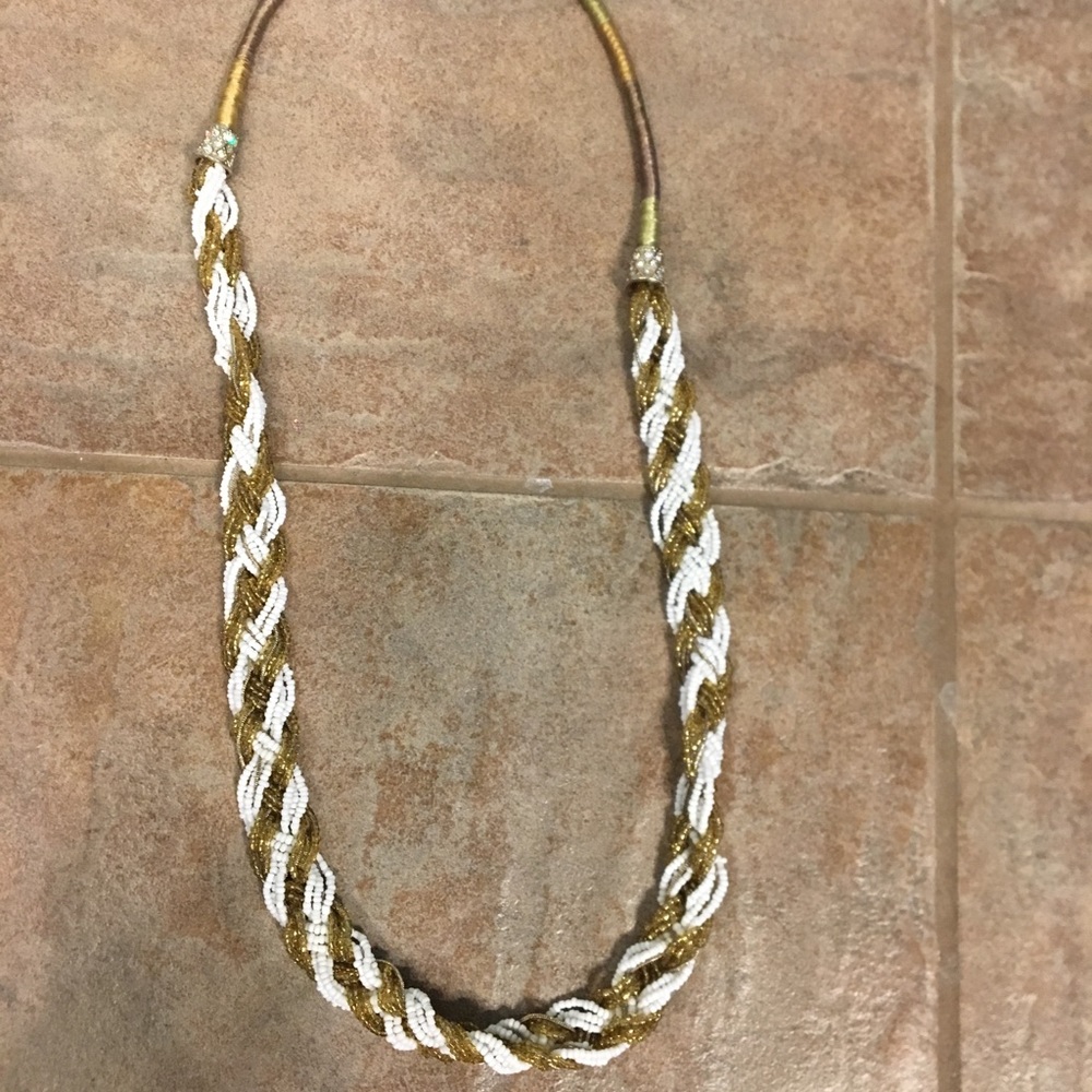 Preppy braid nautical necklace